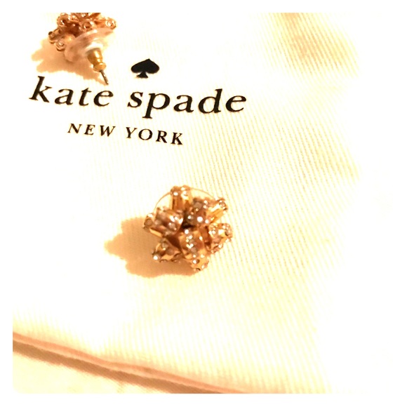 kate spade Jewelry - Kate Spade Christmas bow earrings